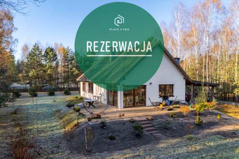 Dom na leśnej polanie, 45 minut do W-wy.