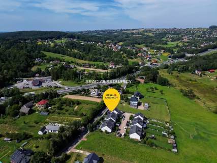 Bliźniak 100 m ogród blisko Krakowa i Myślenic