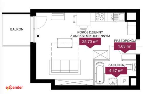 Komfortowy apartamanet na najmodniejszej dzielnicy