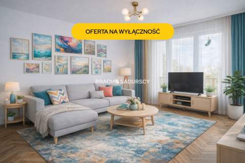 Dwupokojowe jasne mieszkanie w centrum.