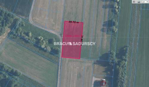 Działka z pozwoleniem na budowę w Wołowicach