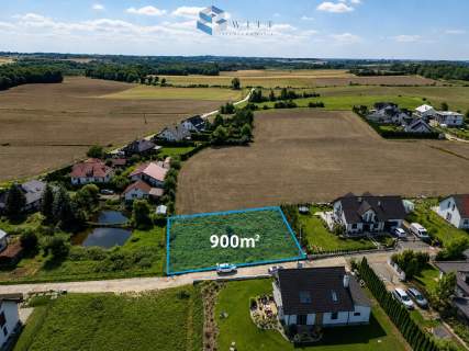 Działka 900 m z WZ i mediami, Kajkowo
