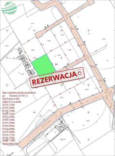 Działka budowlana 1244m Rusinowo media I kompleks
