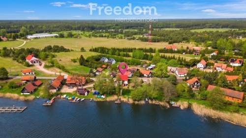 Dom nad jeziorem Omulew,własny pomost,Mazury