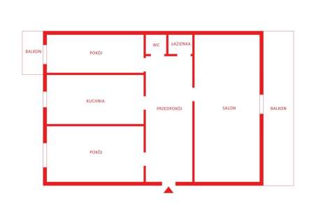 3 niezależne pokoje 63,80m2 Gdańsk Zaspa