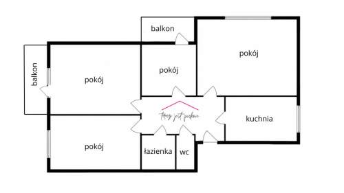  4 POKOJE 2 balkony MIEJSCE POSTOJOWE 