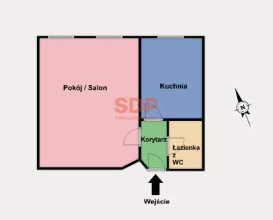 Przytulne mieszkanie w kamienicy Oddzielna kuchnia Parter