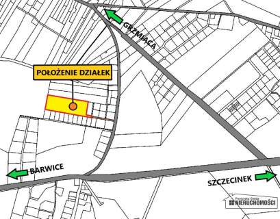 Działki budowlane Raty 0% bez banku Parsęcko