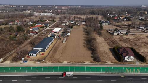 Działka 4200 m2 usługowo-mieszkanowa przy S7 Kazuń