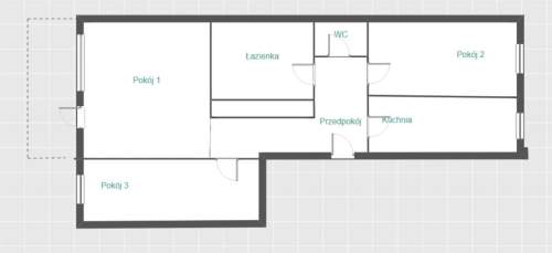 3 pokoje Cicha Okolica Balkon Gdynia Karwiny