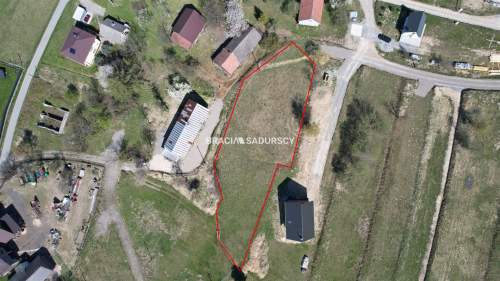 Działka budowlana na sprzedaż, 1596 m2, Krzeszów
