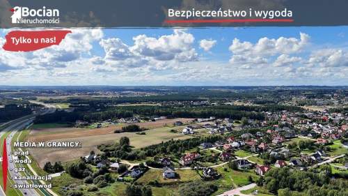 Uzbrojona, płaska działka z miejscowym planem