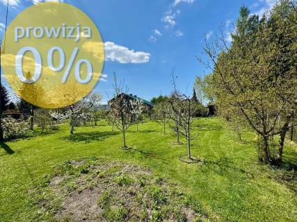 Działka budowlana z ogrodem 800 m