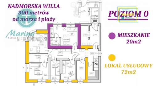 Dom przy plaży - 300 metrów od morza