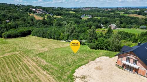 6 arów budowlanej, piękna panorama, Mogilany