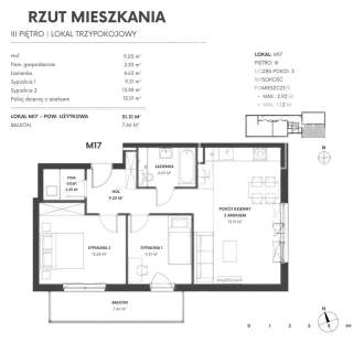3 pokojowe mieszkanie w cenie 2