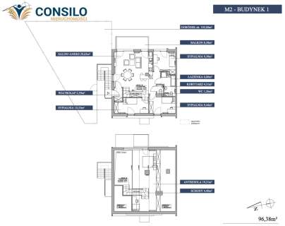 Apartament 4-pokojowy z antresolą i balkonem