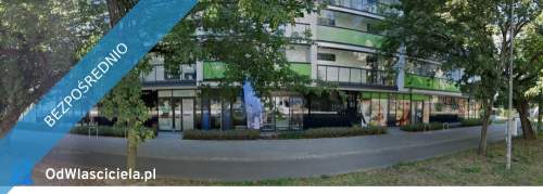 46m wykończony salon na parterze z witrynami od ul. Powązkowskiej