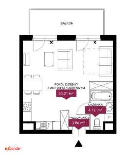 Funkcjonalny apartament blisko centrum i jeziora