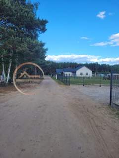 DZIAŁKA1100 m /SPOKOJNA OKOLICA/LAS/OGRODZENIE
