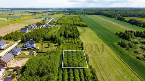 Działka w Darzlubiu 6km od Pucka media WZ 1040 m2