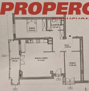 Mieszkanie 3pok, 76 m2 Mokotów, ul. Bobrowiecka