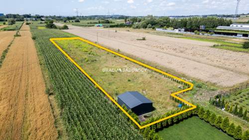 Ogrodzona działka 917m2 Glinik