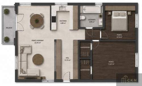 Apartament w kameralnym budynku 5 minut od pętli czerwone maki.