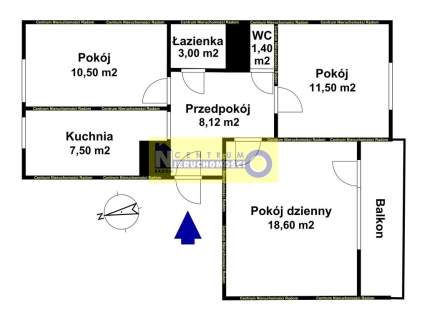 Południe, M4 60,62 m2, ul. Kasandry