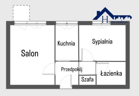 2 pokoje 41,8 m 7. piętro Widok na Mokotów