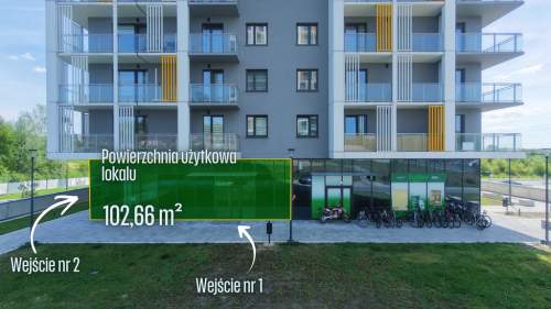 CARPATIA - Lokal 103 m - parter szklana witryna