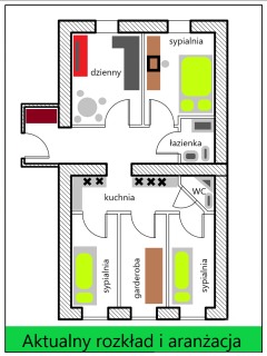 Apartament 5 pokoi 68m2 - mnogość opcji aranżacji - Ogrody