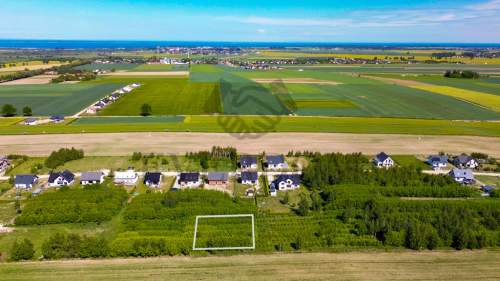 Działka w Darzlubiu 6km od Pucka media WZ 1040 m2