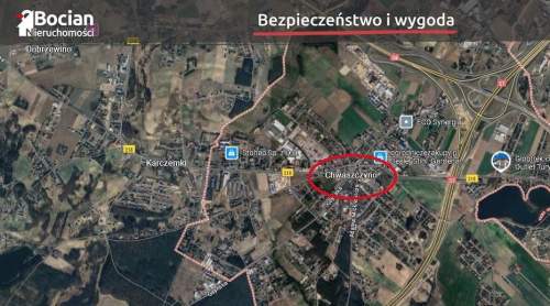 Uzbrojona działka z dobrym dojazdem do Trójmiasta 