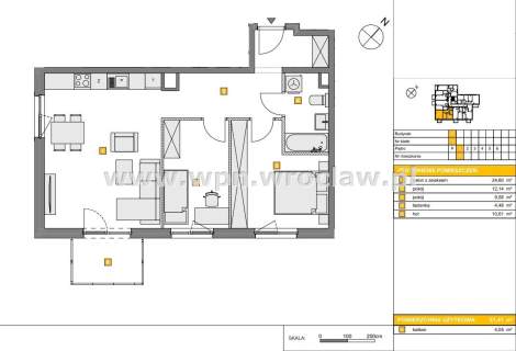 Rozkładowe 3pok mieszkanie, balkon, Różanka