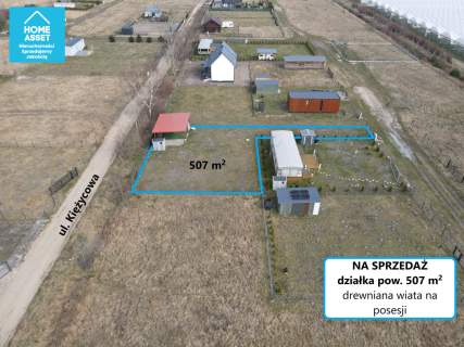 Karwia 3 km Działka budowlana z WZ 507 m