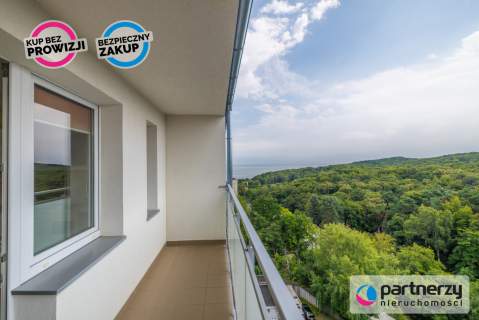 Widok na morze i Kępę Redłowską Loggia 7 m