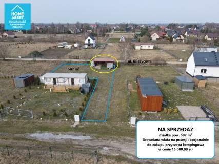 Karwia 3 km Działka budowlana z WZ 507 m