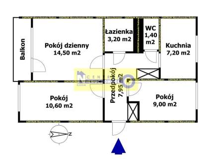 Ustronie, M4 53,85 m2, ul. Gagarina