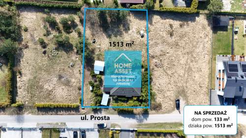 Dom 133m2 BOHO-Azyl w Zbychowie 1513m2 działka