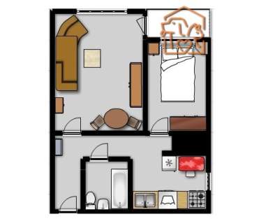 2 pokoje pet-friendly balkon, MP Dragonów 2