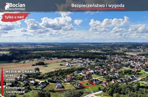 Uzbrojona, płaska działka z miejscowym planem