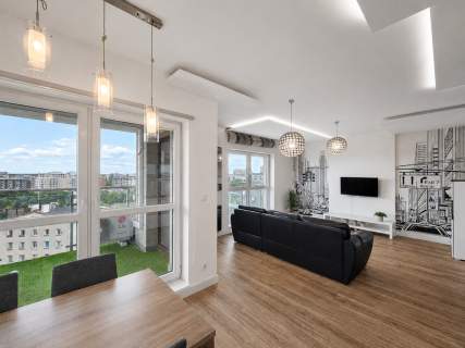 Apartament 3 pok. z panoramą Wrocławia - /garaż