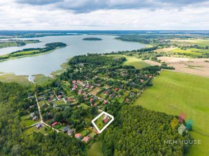 Działka rekreacyjna, pow. 1381 m2 w pobliżu jezior