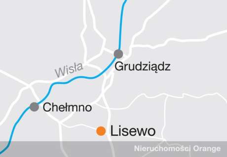 Działka z budynkiem technicznym.