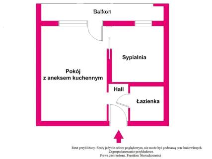 Mieszkanie na wynajem w centrum Warszawy 39 m