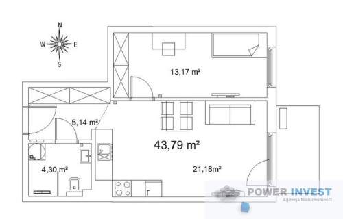 Słoneczne 2 pokoje, balkon, klimatyzacja, tramwaj