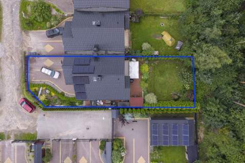 Dom szereg narożny z działką 500 m2 w Luzinie 
