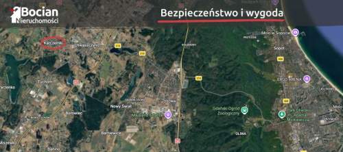 Uzbrojona płaska działka pod usługi Karczemki