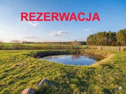 Działka z warunkami zabudowy i stawem